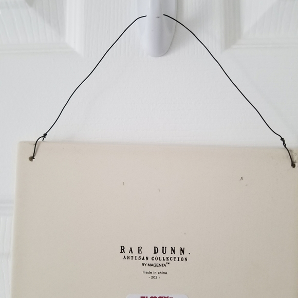 Rae Dunn HAPPINESS IS HOMEMADE Hanging Wall Plaque - Picture 5 of 5